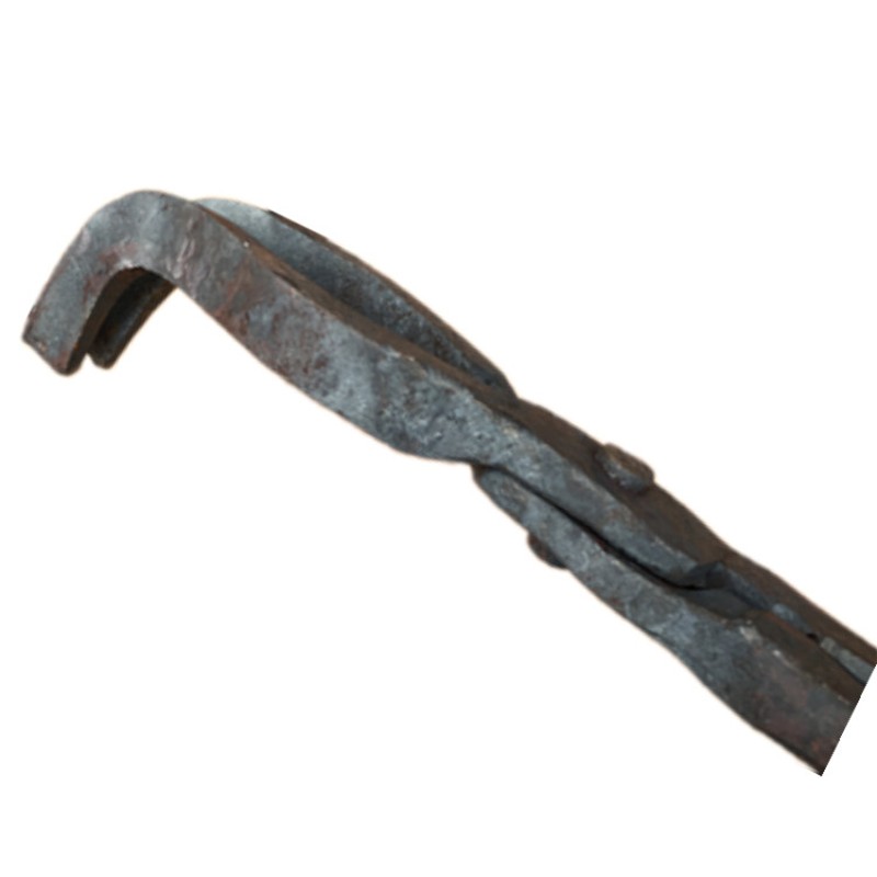 7字弯头弯咀铁钳 手工夹钳翘钳头尖咀钳工具钳持物夹子坩埚固定夹