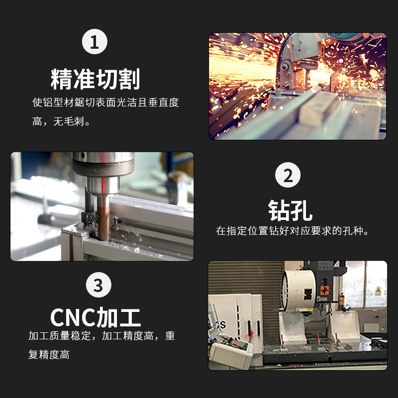 工业铝合金型材国标4080L标准型花管流水线铝材4080厚2mm开模订做