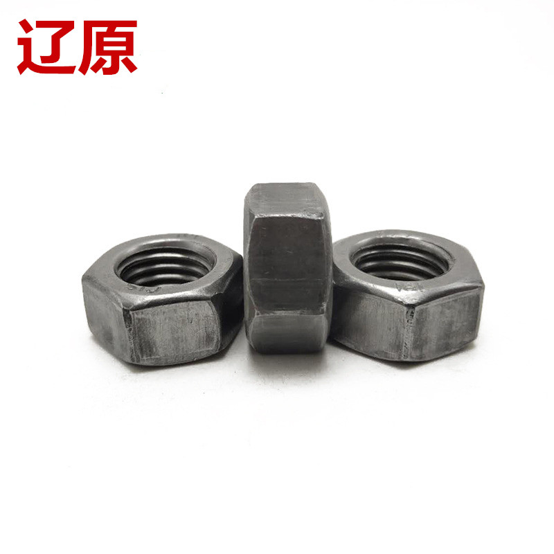 现货供应普通六角螺母M6M8M10M12M14M18M20M24规格齐全 本色螺母