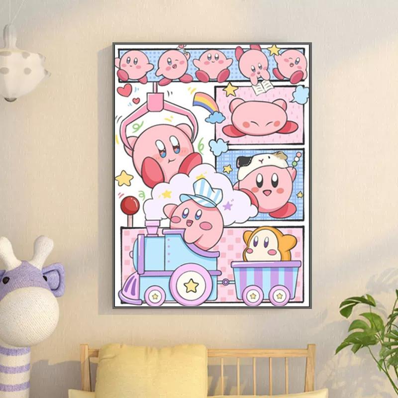 钻石画2024新款卧室卡通动漫贴钻十字绣儿童手工5diy砖石贴画满钻