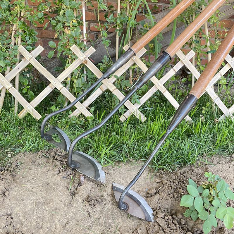 包邮全钢锄头平地除草种菜神器翻地松土农工具农用多功能园艺工具