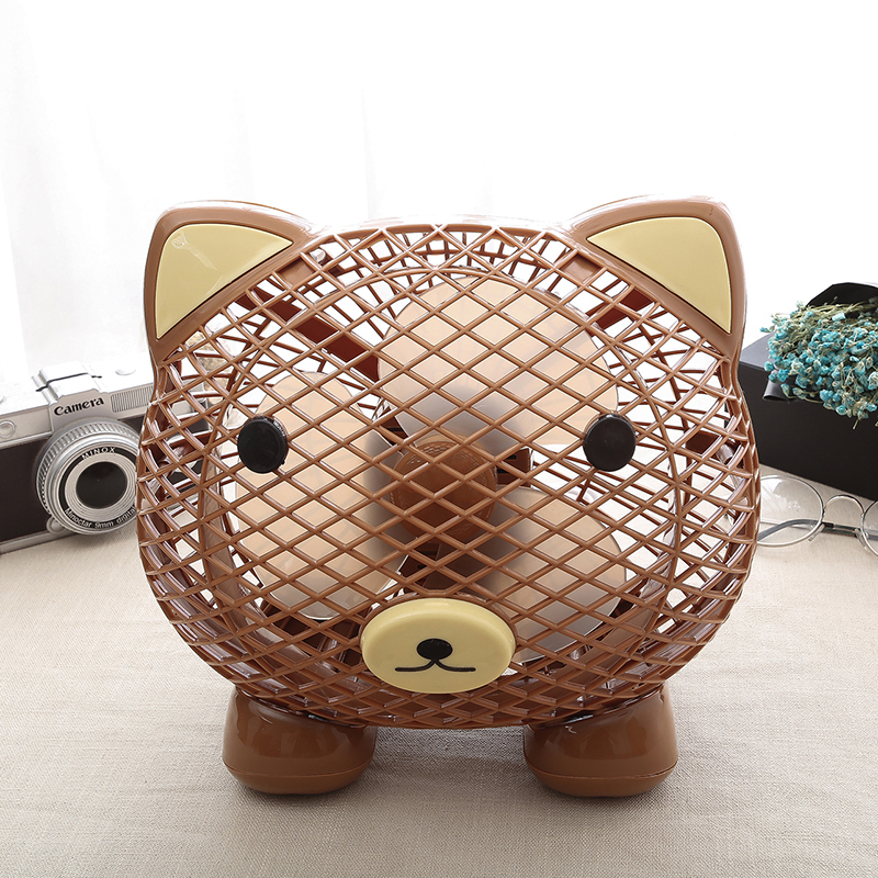 8寸迷你风扇插电电风扇小型静音办公室学生台式儿童扇卡通小风扇