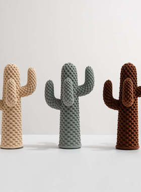 仙人掌摆件创意客厅电视柜壁龛摆设简约现代乔迁送礼桌面软装饰品