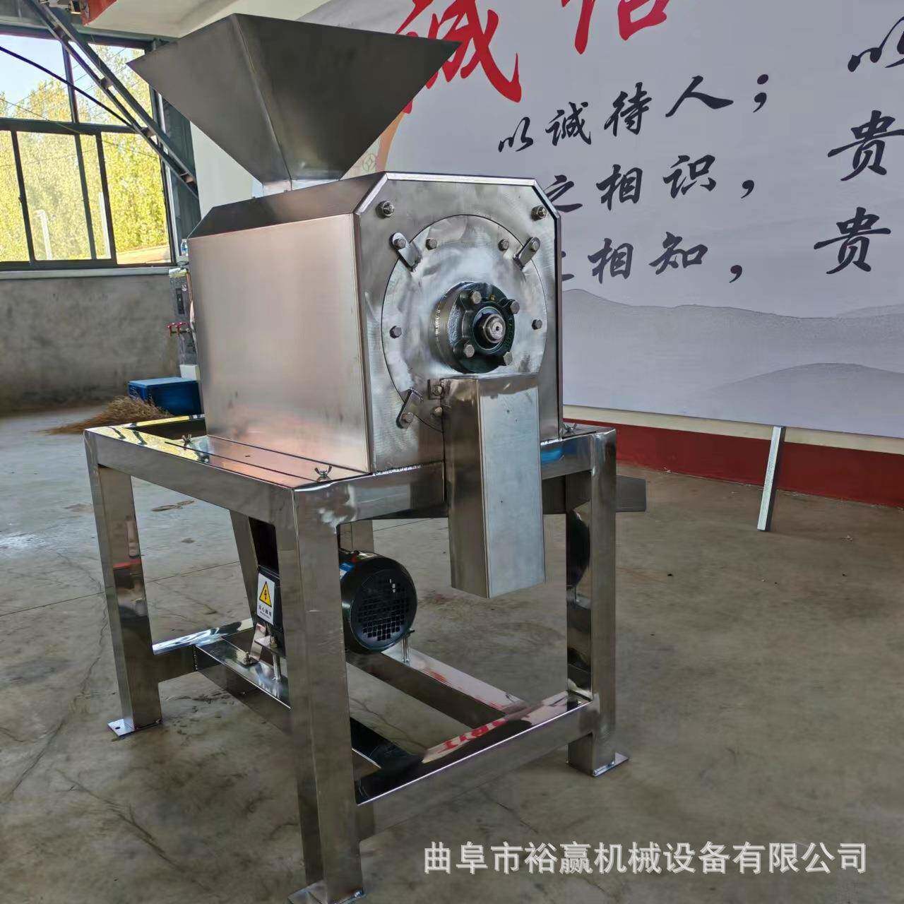 沙棘果樱桃去核打浆机双道番茄去皮打浆机工业型果蔬打泥机