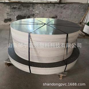 灰色PVC板定制切割化粪池滚塑注塑用PVC隔仓板加工热弯割圆