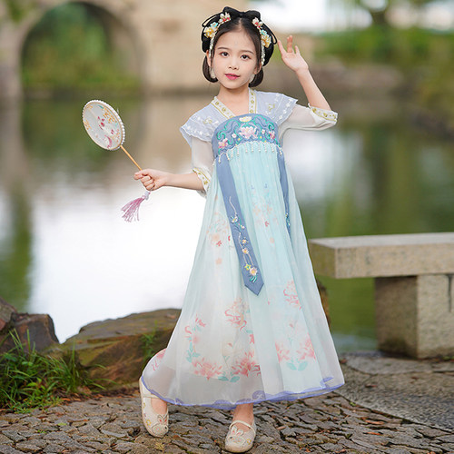 汉服女童2026新款超仙连衣裙