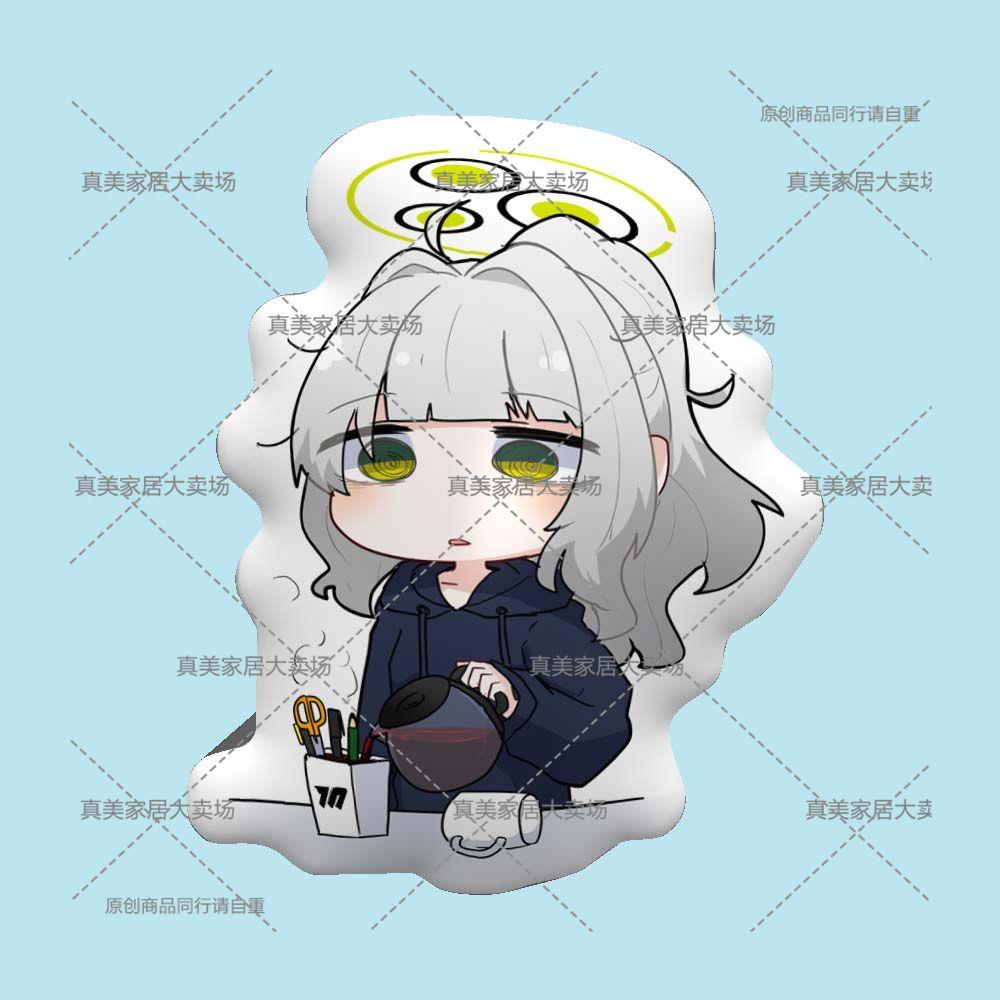 蔚蓝档案晴小钩晴娃娃抱枕毛绒玩偶公仔