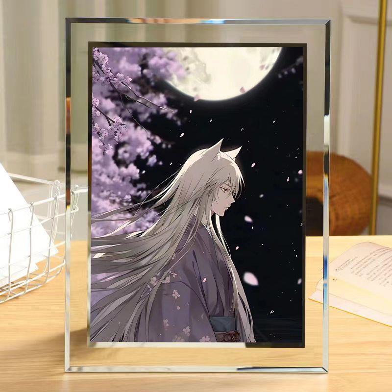 元气少女缘结神周边水晶相框奈奈生巴卫摆件动漫送朋友同学礼物