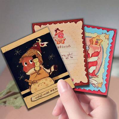 48张TwinkleTwinkle星星人治愈语录小卡内心的小孩星空信寄星星人