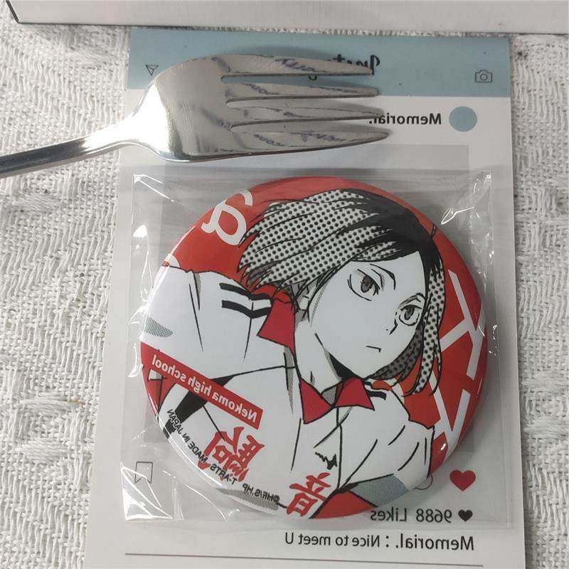 排球少年跳跃吧唧75mm大吧唧日向影山研磨月岛木兔宫侑宫治吧唧