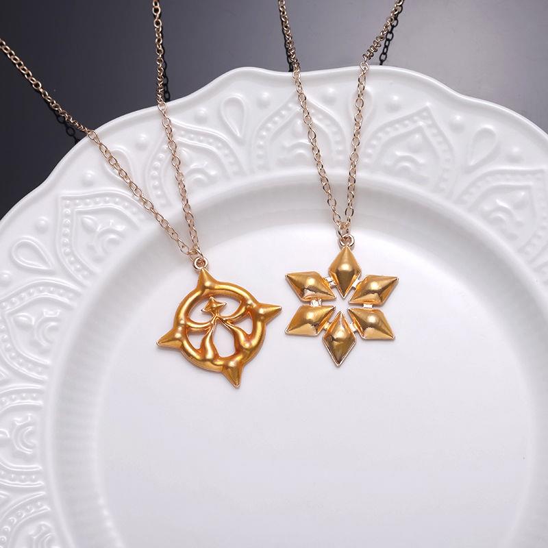 光遇拼季卡光遇Sky周边项链cos道具欧若拉小王子凛冬季卡吊坠金属