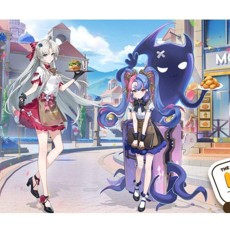 鸣潮游戏联名韩国MoM s TOUCH新款珂莱塔洛可可亚克力立牌摆件