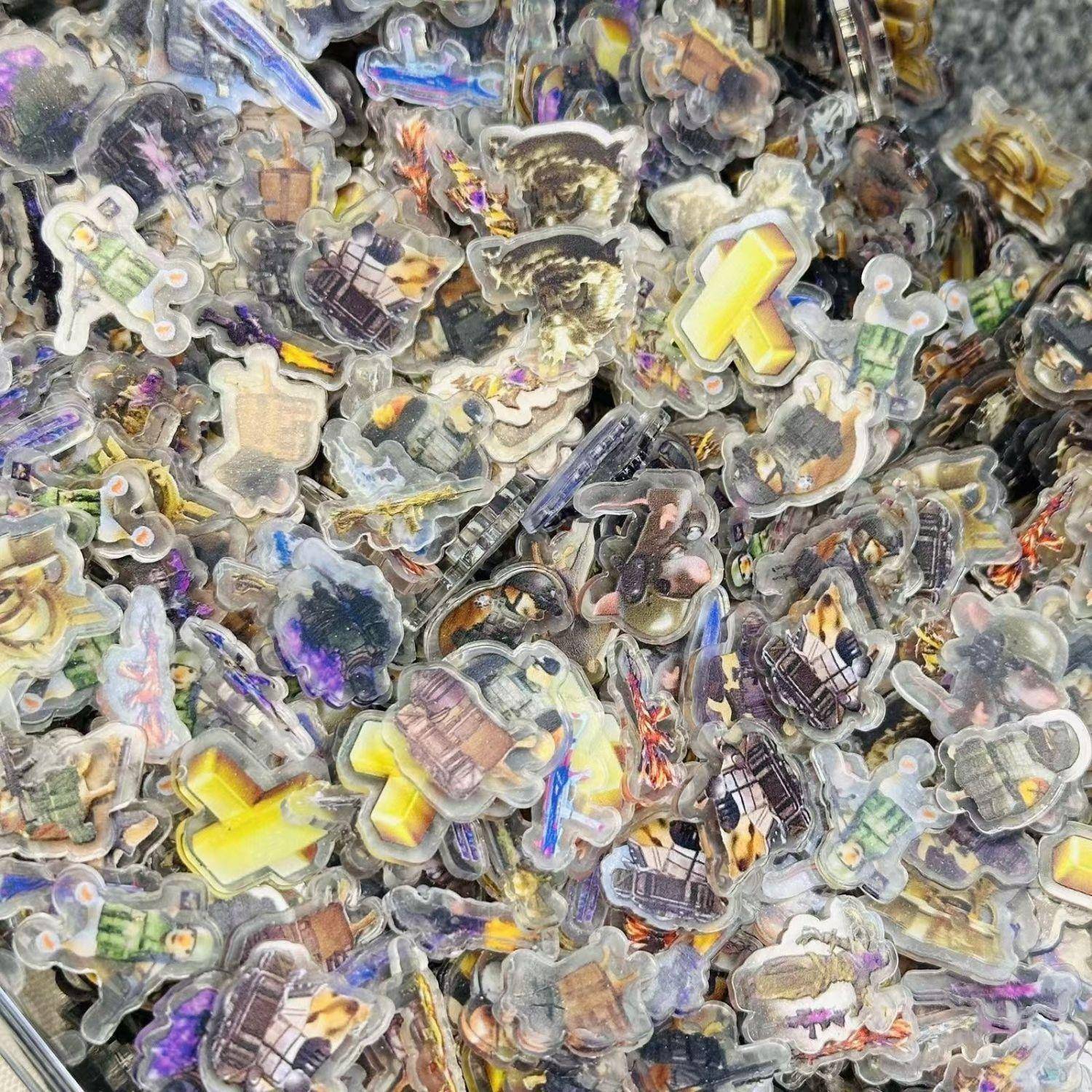 新地狱求生和平精英1CM2CM亚克力片片DIY清仓cos周边网红
