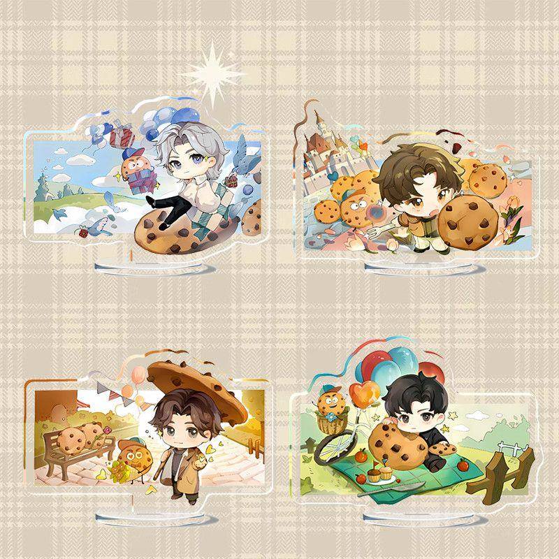 新款趣多多联名世界之外周边亚克力立牌顾时夜易遇柏源夏萧因钥匙