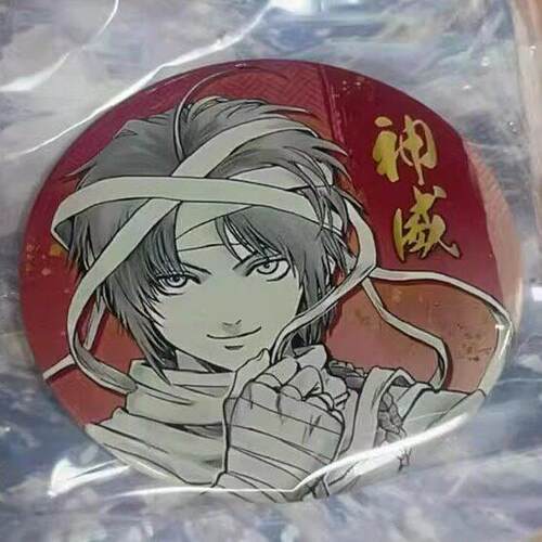 日谷徽章 银魂原画展神威彩图吧唧 银魂 夜兔神威吧唧