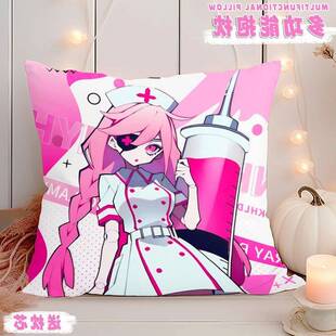 二次元抱枕丧心护士海瑟蛋仔派对逃出惊魂夜卧室牀头客厅沙发靠垫