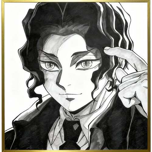 日谷鬼灭之刃无惨ufotable原画限一飞碟社dining色纸