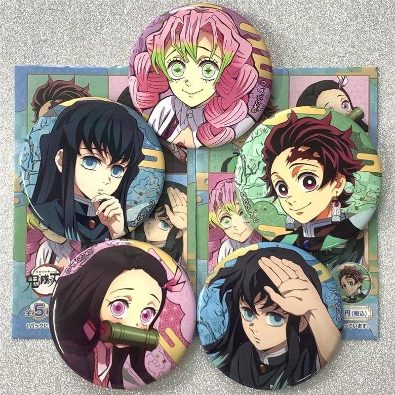 鬼灭现货周边日谷之刃吧唧时透一郎锻刀村徽章甘露寺豆子蜜璃灶门