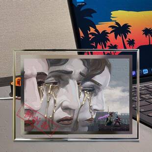 神之亵渎渎神游戏周边制品摆件水晶玻璃相框桌面立体摆台房间装饰