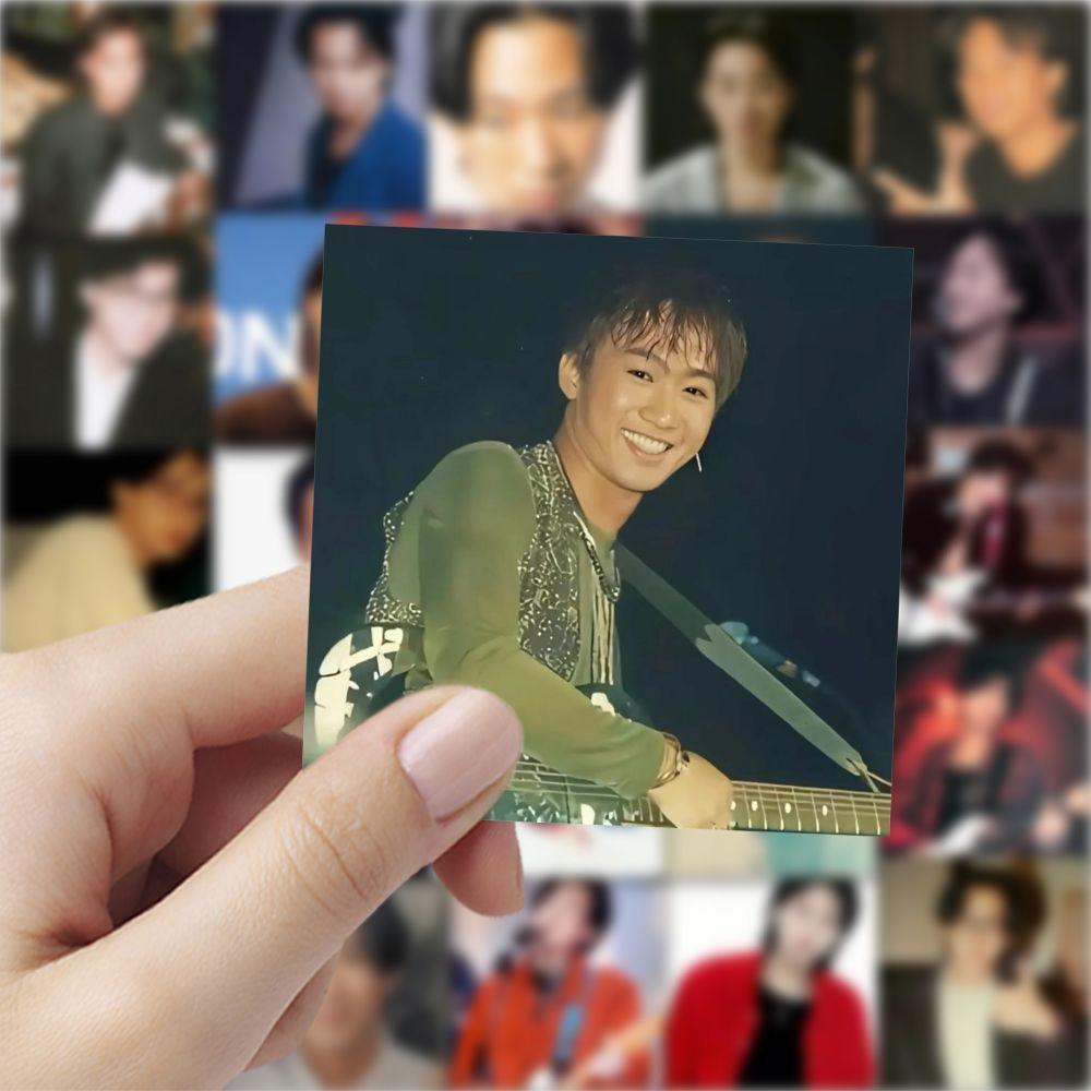 59张黄家驹贴纸怀旧复古BEYOND周边手机壳行李箱笔记本手账贴画