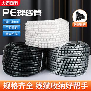 电脑电源护线包线管保护套整理收纳电线装饰理线器防咬束线集线器