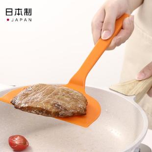 日本进口加宽锅铲耐高温尼龙不粘锅专用煎蛋煎牛排大阪烧烙饼铲子
