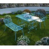 户外网红庭院组合沙发铁艺公园椅子茶桌椅套件户外桌椅小桌椅阳台