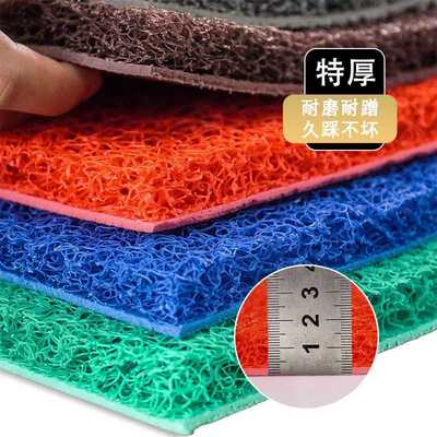 丝圈地垫入户门垫室外防滑脚垫商用公司门口进门迎宾地毯红地毯