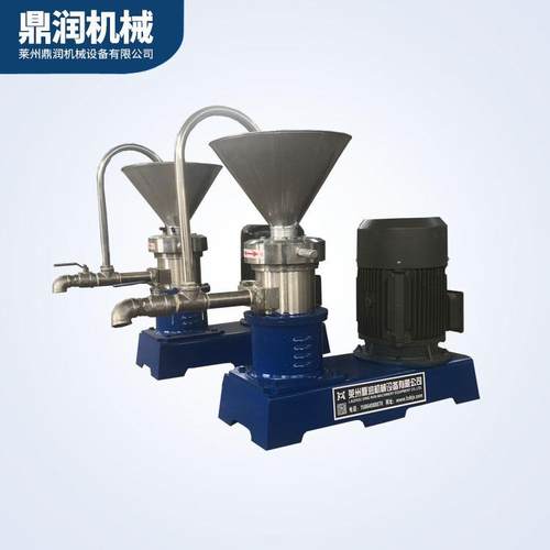 供应160型不锈钢胶体磨花生芝麻酱月饼馅花生奶乳制品研磨机