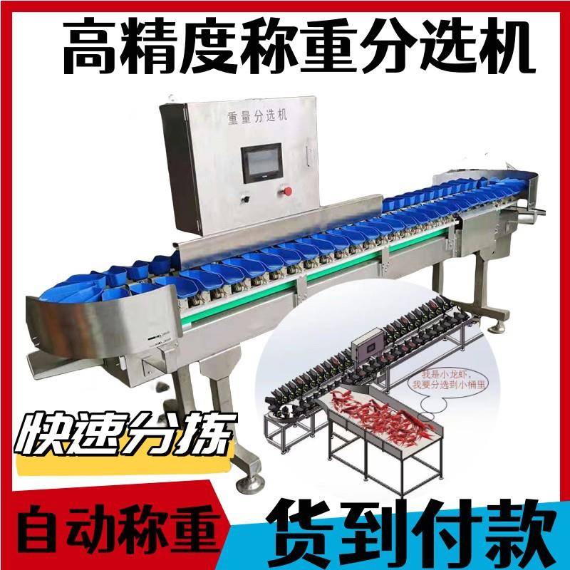 电子触摸屏重量分选机火龙果芒果枇杷分级称转盘式水果选果机