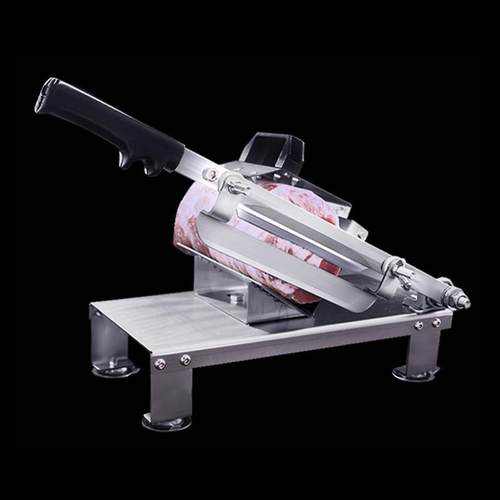 贝莱特家用304不锈钢羊肉卷切片机手动小型肥牛烤肉冻肉片刨肉机