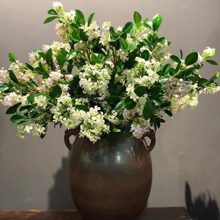七里香仿真花千里香长枝丁香花家居装饰复古小碎花桂花摆放花艺