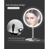 BOLEN化妆镜台式 led灯补光桌面日光便携美妆网红智能带灯梳妆镜子