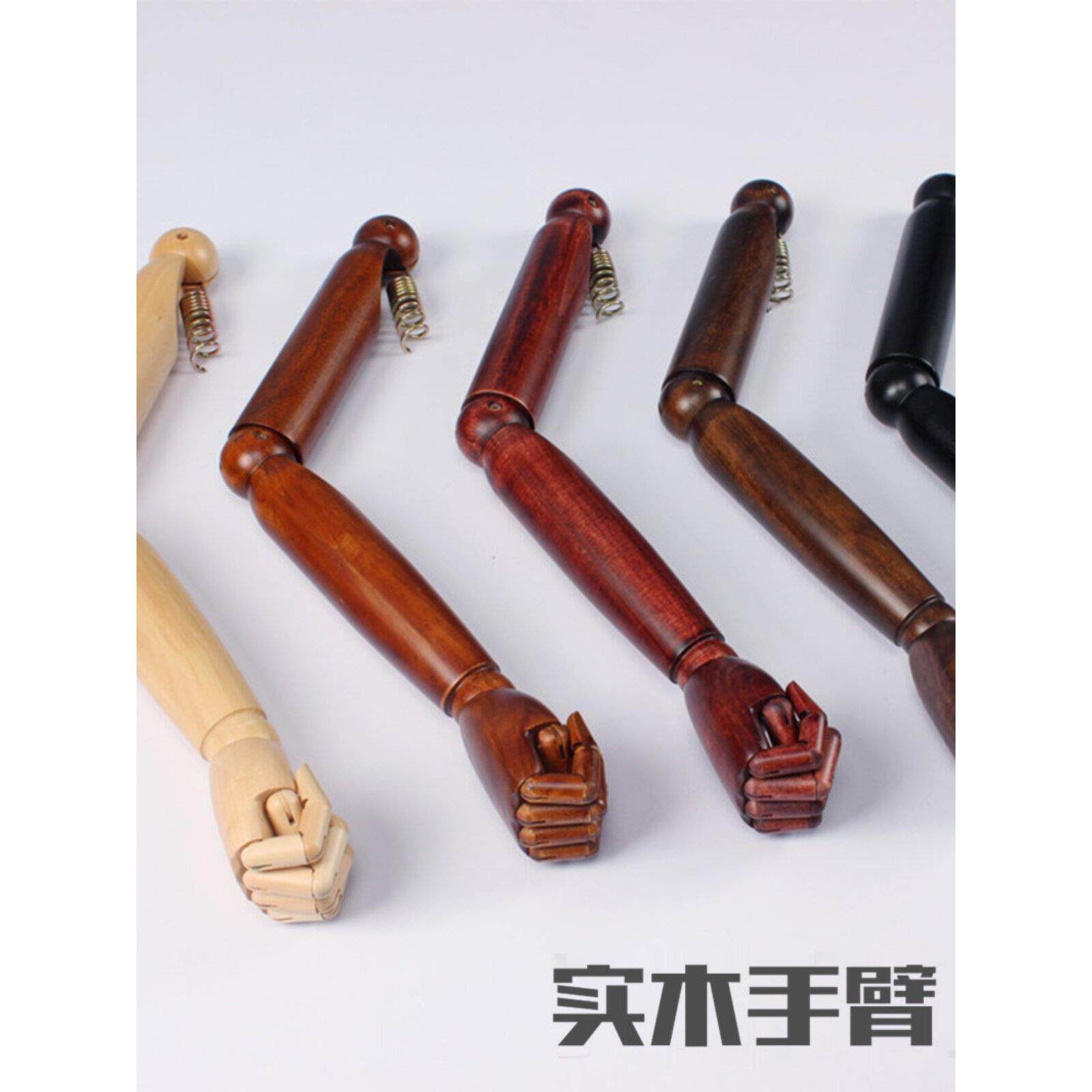 男女模特道具配件活动实木手模特手臂玻璃钢手臂底座半身模特全身