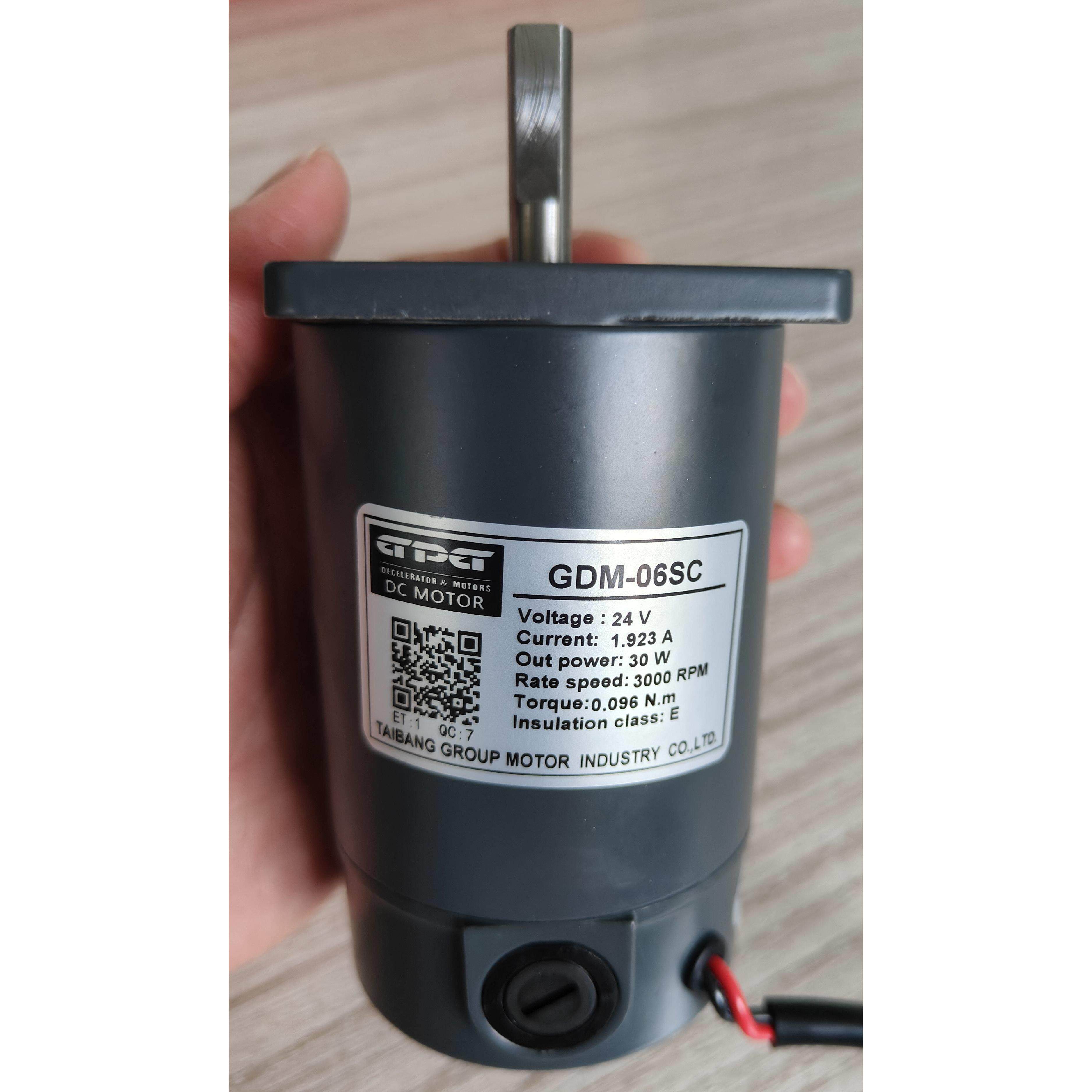 泰邦Gpg直流电机Gdm-06Sc/30W24V3000Rpm制香机专业电机/外购询价
