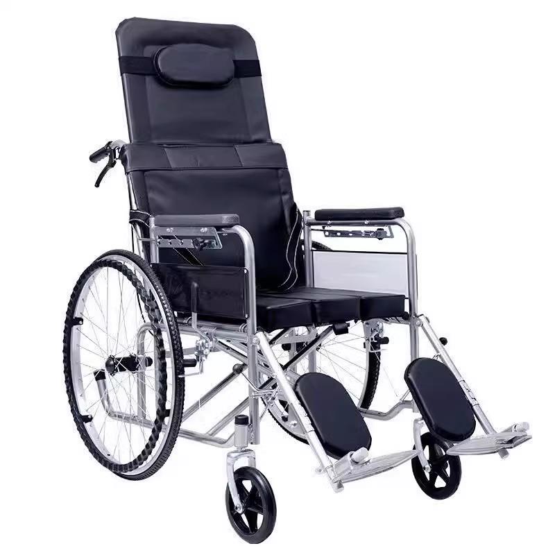 德国品质老人手推轮椅带坐便轻便折叠多功能老年人专用轮椅代步车