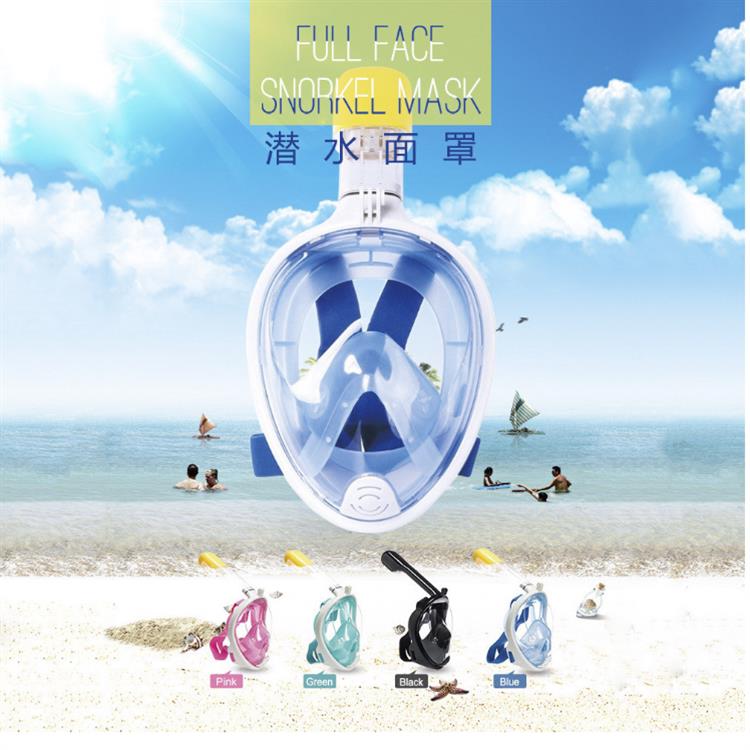 三亚潜水全面罩全干 干式儿童浮潜套装游泳面镜泳镜潜水镜运动装