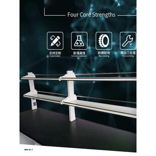 实验室钢玻试剂架边台中央台冷轧钢置物架耐酸碱防静电试验台架子
