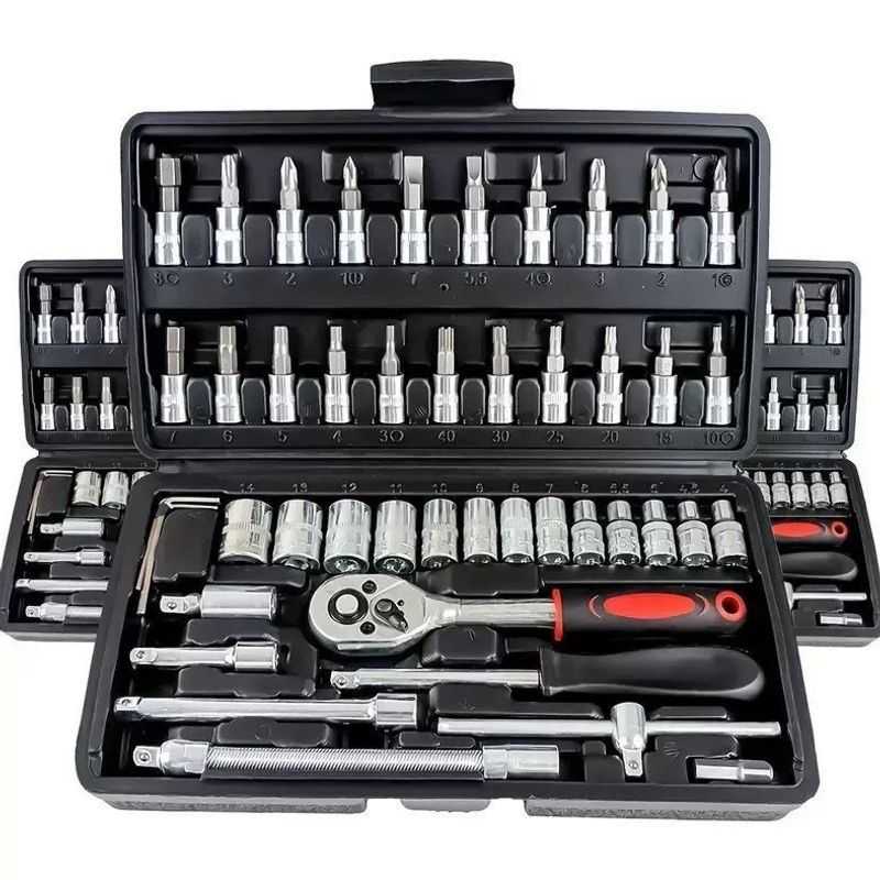 46件套修车工具套装含套筒扳手+