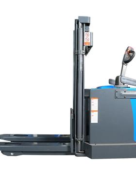 全式小电动电动托盘叉车KLD10-16液压堆高车1吨步型2吨行踏板站驾