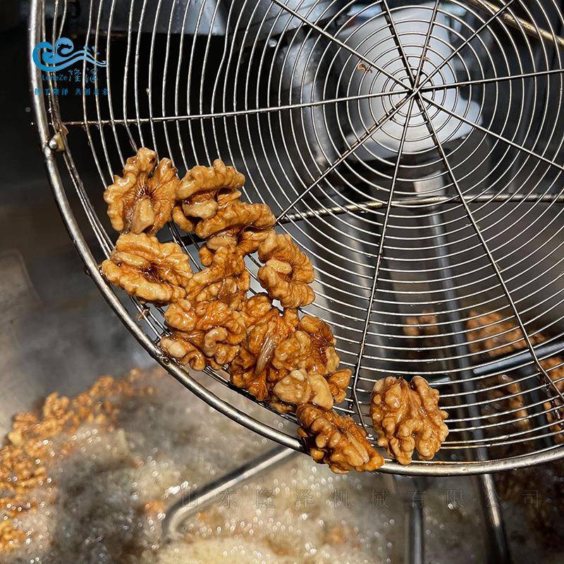 蜜花生生设备 蜂蜜花油SWO炸流水蜂线 蜂蜜花生搅产拌生炒锅