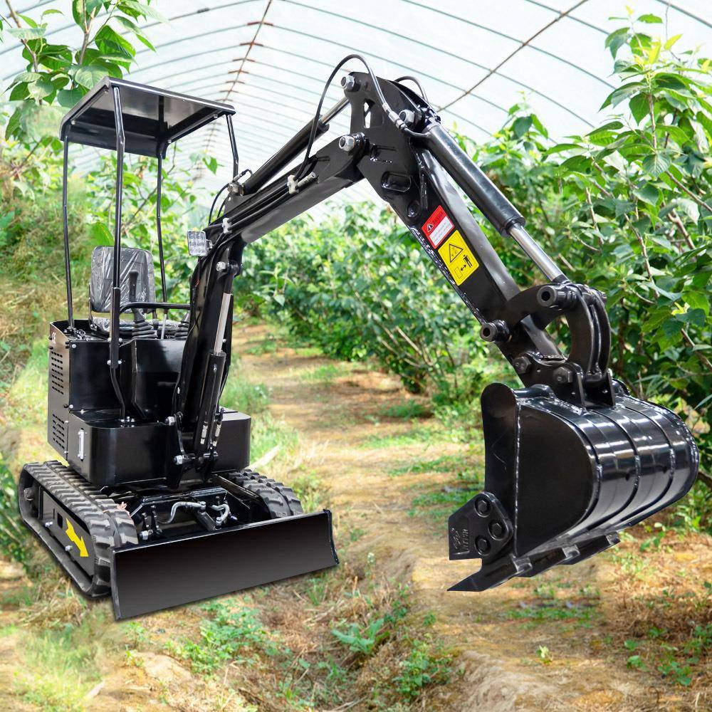 默申出小中型口挖掘机 汽油HT12EPA发动机果园用微型小挖农机出口