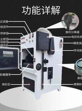 全CJ-LD6自动履带式喷砂去机打砂机金属锈文玩抛光铝除件压铸件化