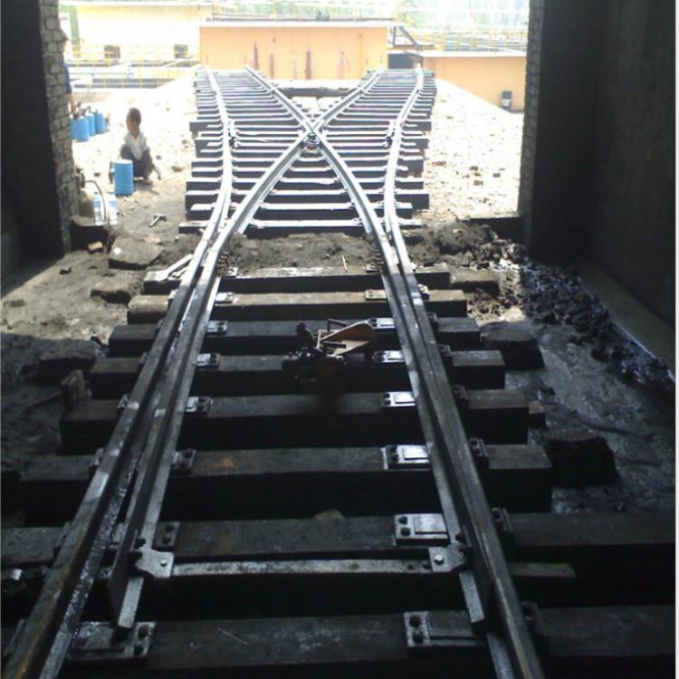 DK624-4-1矿用轻轨道岔22kg-4岔对称道 Z开单道岔轨2道岔
