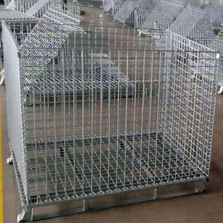 折叠式仓储笼厂家直供非标丝网料箱现货可上货架,五金/工具,仓储笼,淘宝优惠券,粉丝福利购,淘宝优惠卷