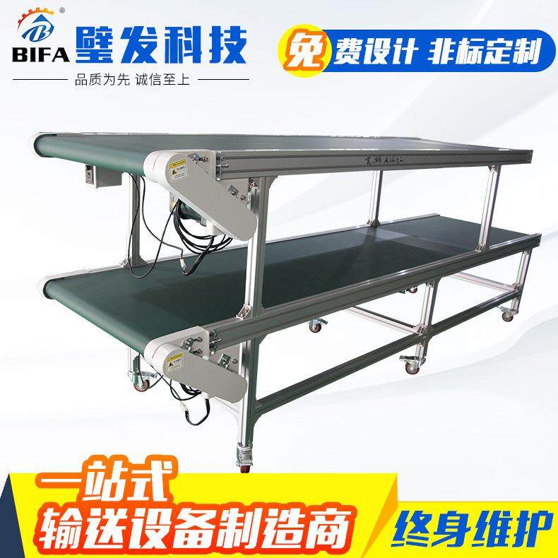 不锈钢输送机双层皮带机皮带输送线小型带式输送机厂输送设备,搬运/仓储/物流设备,输送机,淘宝优惠券,粉丝福利购,淘宝优惠卷