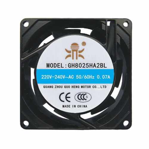 工厂直供 GH8025SL/BL 风机 工业机柜  配电柜 焊锡排烟 散热风扇