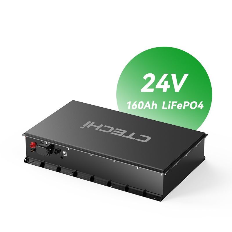 24V  160AH高尔夫球车电池磷酸铁锂电动四轮观光游览巡逻车电池源