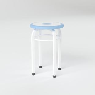 百博实验室凳子初中高中化学实验室圆凳塑钢升降固定学校课桌椅