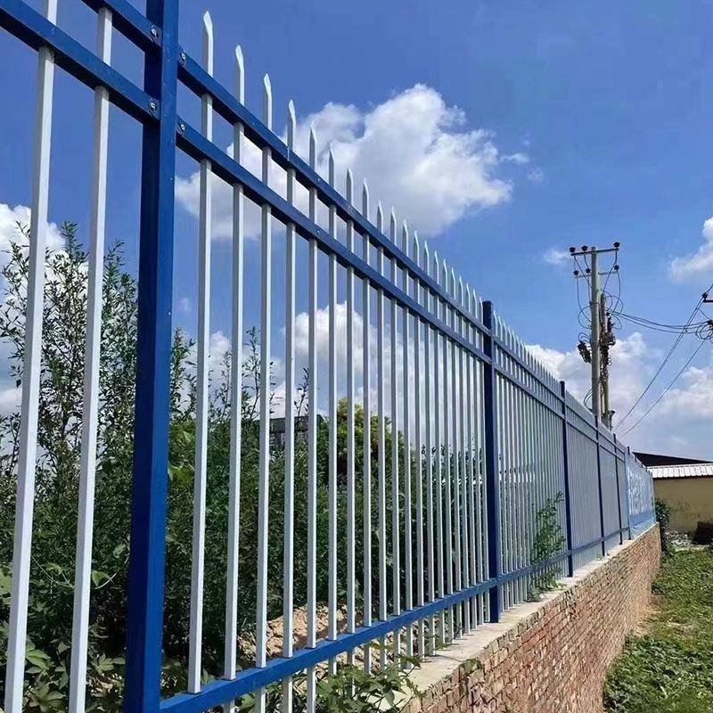 钢护栏学校厂区工地围栏NVA栏艺护栏小区别墅栅庭院锌钢围铁墙护